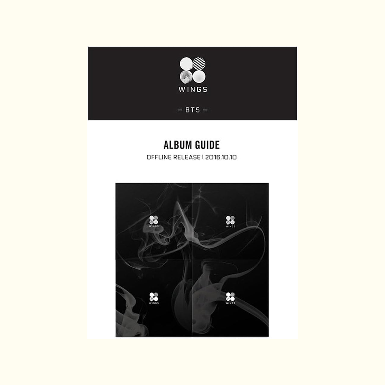 BTS - [ WINGS ] (Vol.2) 2nd Album Random Ver. CD+PhotoBook+