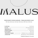 DREAMUS ONEUS MALUS 8th Mini Album EDEN Version CD+Poster+Booklet+Postcard+Sticker+Photocard+Tracking (RANDOM Version)