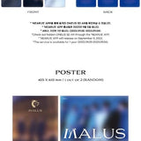 DREAMUS ONEUS MALUS 8th Mini Album MAIN Version CD+Booklet+Lyrics accordion card+Postcard+Malus card+Bookmark+Secret card+Fragrance paper+Photocard+Tracking, White