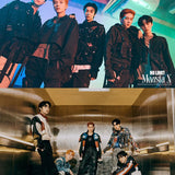 MONSTA X - [ NO LIMIT ] 10th Mini Album ( LIMITED EDITION ) 1ea CD+72p Photo Book+1ea Photo Card+1ea Paper Stand+1ea Folded Poster(On pack)+1ea Post Card+2ea STORE GIFT CARD